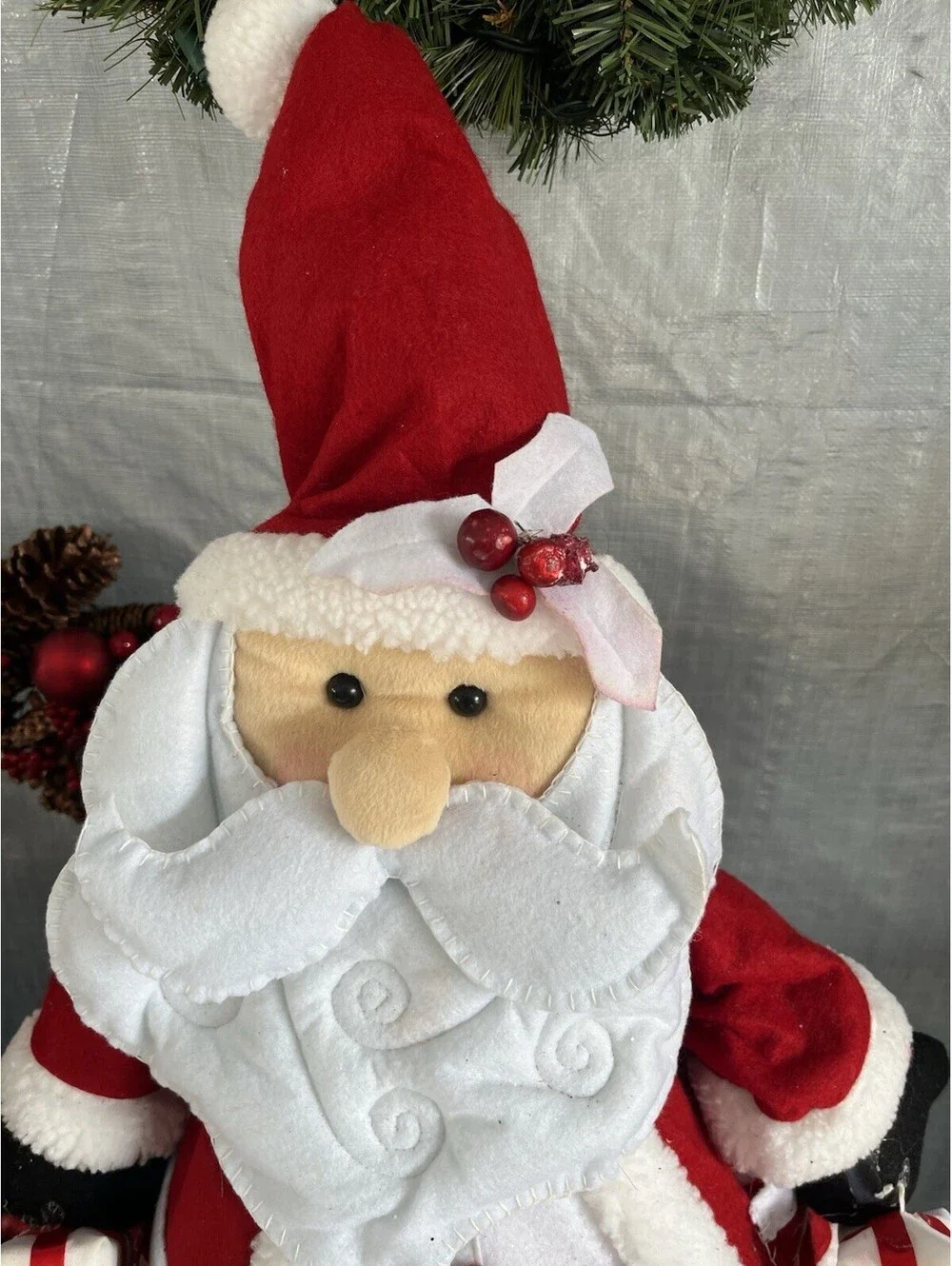 Vintage  Standing  Santa Claus 27” Christmas Decor
